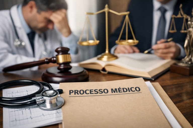 Judicialização da Medicina no Brasil em 2026: Por que os Processos Contra Médicos Só Aumentam?